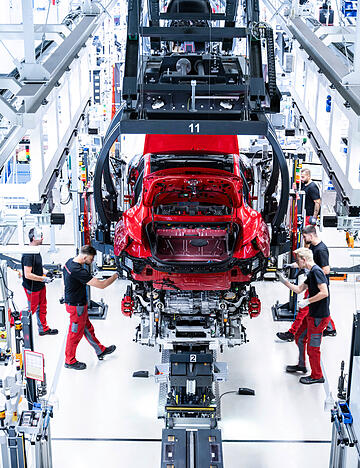 Einziges E-Auto von Audi aus der Region ist derzeit der E-Tron GT, der in Heilbronn gebaut wird Einziges E-Auto von Audi aus der Region ist derzeit der E-Tron GT, der in Heilbronn gebaut wird