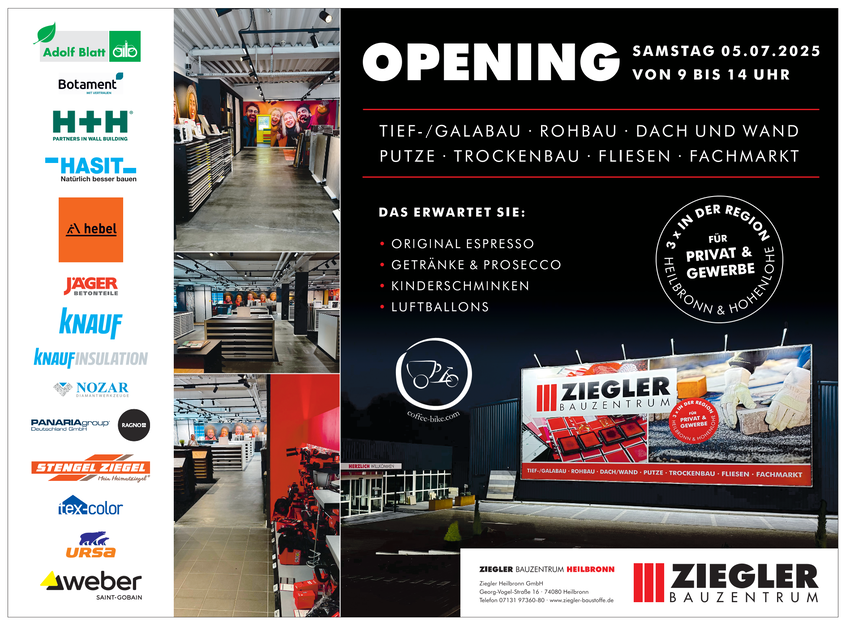 Opening Ziegler