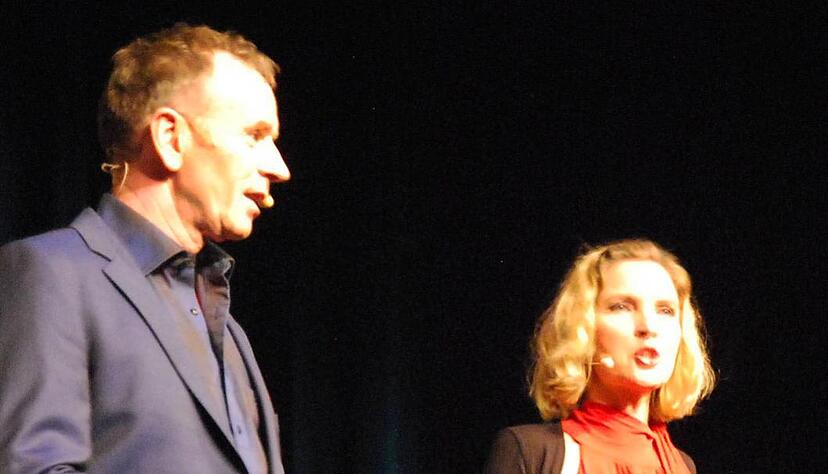 Susanne Pätzold und Axel Strohmeyer bei ihrer Show.Foto: Schneider