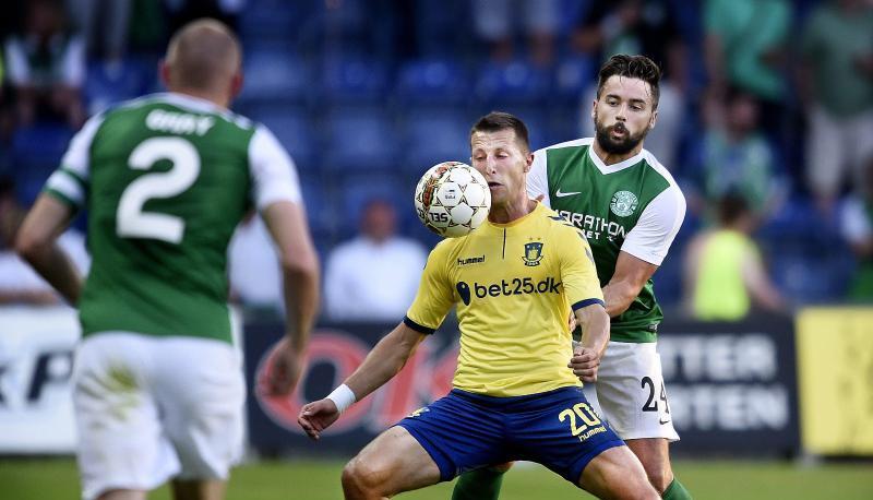 Brøndby IF setzte sich gegen Hibernian Edinburgh durch. Foto: Liselotte Sabroe