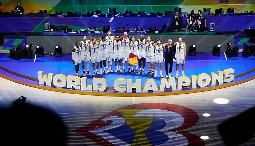 Die deutschen Basketballer wurden in Manila Weltmeister.