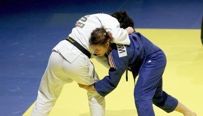 Heide Wollert (r) kämpft im Finale gegen Vera Moskalyuk. Heide Wollert (r) kämpft im Finale gegen Vera Moskalyuk.