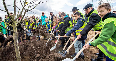Baumpflanzung Buga | 16.03.