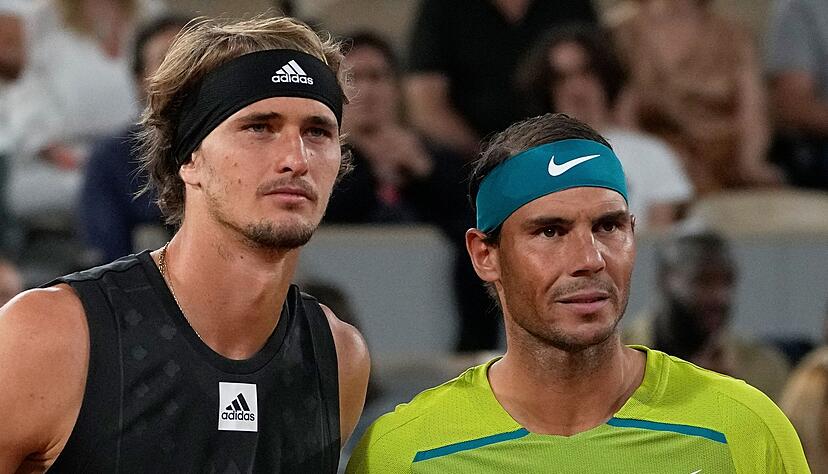 Anders als Rafael Nadal (r) hat der zurzeit Weltranglistendritte Alexander Zverev noch keinen Grand-Slam-Titel gewonnen. Anders als Rafael Nadal (r) hat der zurzeit Weltranglistendritte Alexander Zverev noch keinen Grand-Slam-Titel gewonnen.