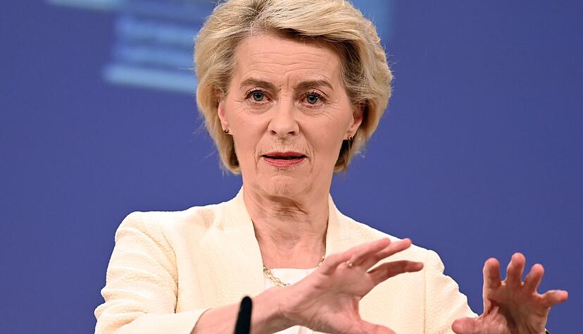 EU-Kommissionspr&auml;sidentin von der Leyen reagiert auf Kritik am Budgetvorschlag. (Archivbild)
