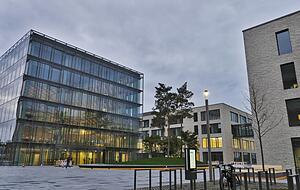Eingeweiht wurde im Herbst die neue Hochschulbibliothek auf dem jüngsten Bauabschnitt des Bildungscampus. 2020 geht es auch hier weiter.
Foto: Dennis Mugler