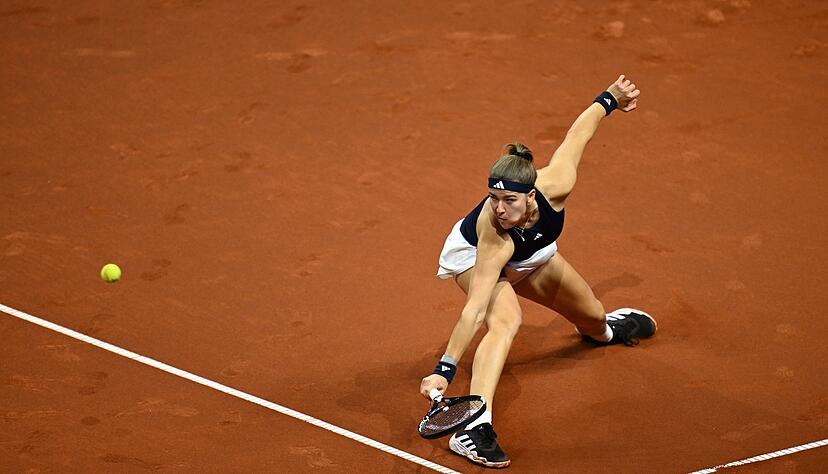 Die Tschechin Karolina Muchova stand &uuml;berraschend zum ersten Mal im Stuttgarter Endspiel.