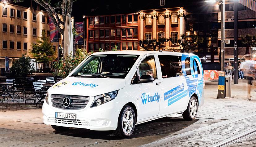 An Wochenenden und vor Feiertagen bringt der Shuttle-Service Buddy der Stadtwerke Nachtschwärmer in Heilbronn nach Hause.
Foto: privat