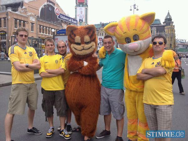 Hohenloher EM-Fans in Lviv