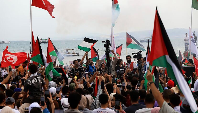 Die &laquo;Global Sumud Flotilla&raquo; will die israelische Seeblockade des Gazastreifens durchbrechen und Hilfsg&uuml;ter in den K&uuml;stenstreifen bringen. (Archivbild)