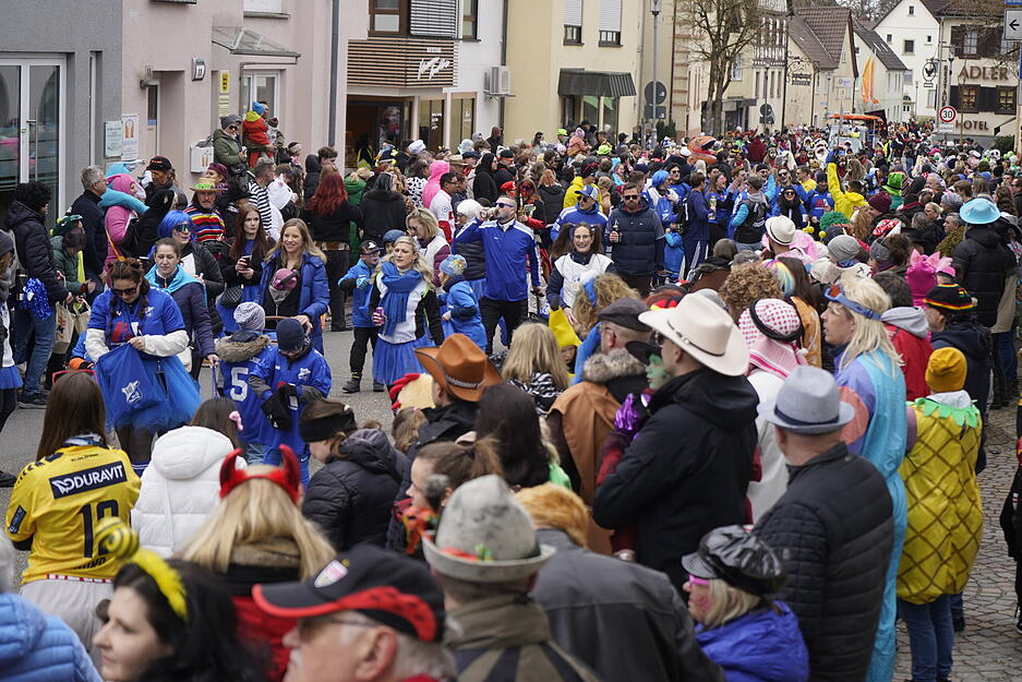 Der Faschingsumzug führte am Samstagnachmittag durch die Kurstadt Bad Rappenau.