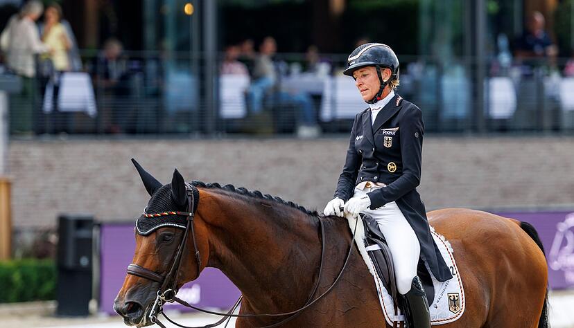 Ingrid Klimke zeigte bei der EM keinen guten Auftritt. Ingrid Klimke zeigte bei der EM keinen guten Auftritt.