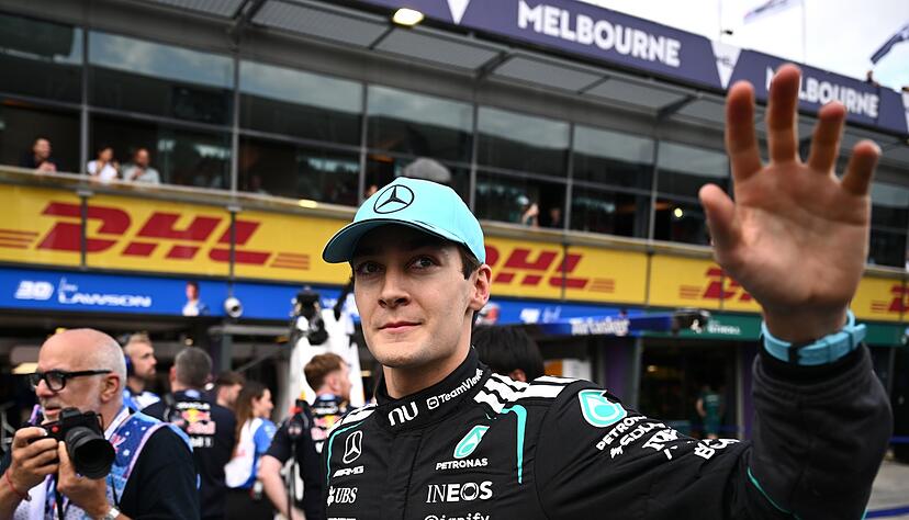 George Russell darf sich feiern lassen.