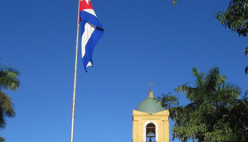 Auf dem Hauptplatz von Viñales geht es ruhig zu. Auf dem Hauptplatz von Viñales geht es ruhig zu.