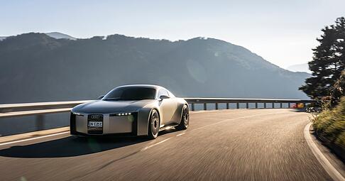 Die Studie Audi Concept C entspricht optisch zu etwa 90 Prozent dem k&uuml;nftigen Elektro-Sportwagen aus Heilbronn.