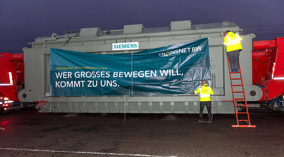 Schwerlasttransport Gro&szlig;transformator