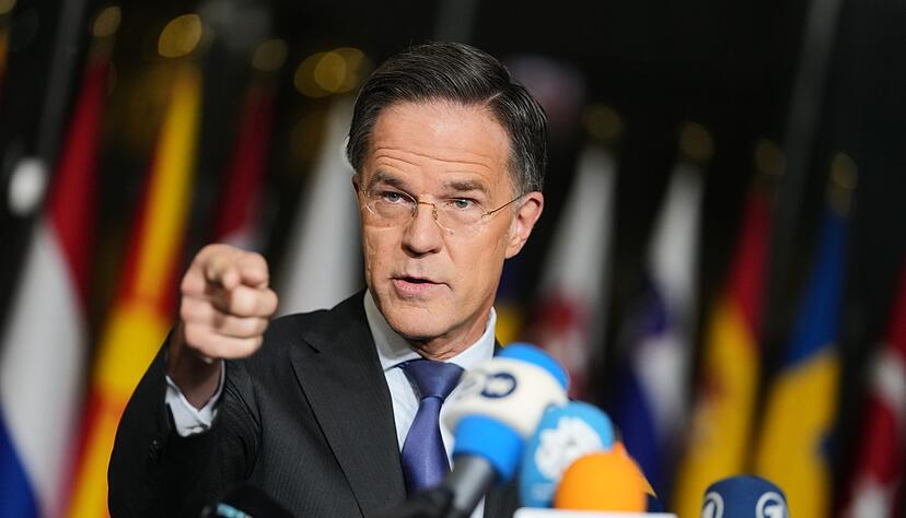 Wirbt um frisches Geld f&uuml;r US-Waffen f&uuml;r die Ukraine: Nato-Generalsekret&auml;r Mark Rutte.