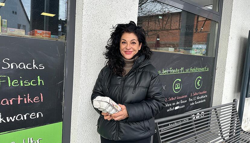 Giovanna Vittorio-Gratz nutzt den autonomen Einkaufsladen regelm&auml;&szlig;ig. Auch an Sonntagen sollen diese jetzt rechtssicher ge&ouml;ffnet bleiben d&uuml;rfen.