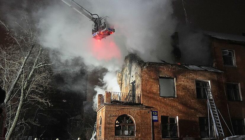 Russland schie&szlig;t weiter auf die Ukraine. Auch auf Kiew. (Archivbild)