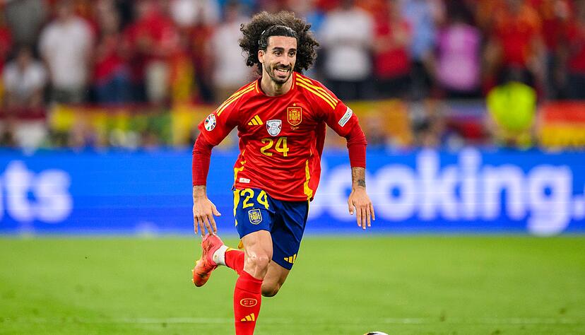 Spaniens Marc Cucurella ist im EM-Halbfinale über 90 Minuten ausgepfiffen worden. Im Finale gehen die Pfiffe weiter. Spaniens Marc Cucurella ist im EM-Halbfinale über 90 Minuten ausgepfiffen worden. Im Finale gehen die Pfiffe weiter.