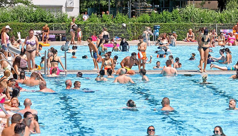 In der Neckarhalde war wegen der sehr hohen Temperaturen am Wochenende sehr viel los, aber laut den Verantwortlichen ist noch Luft nach oben.