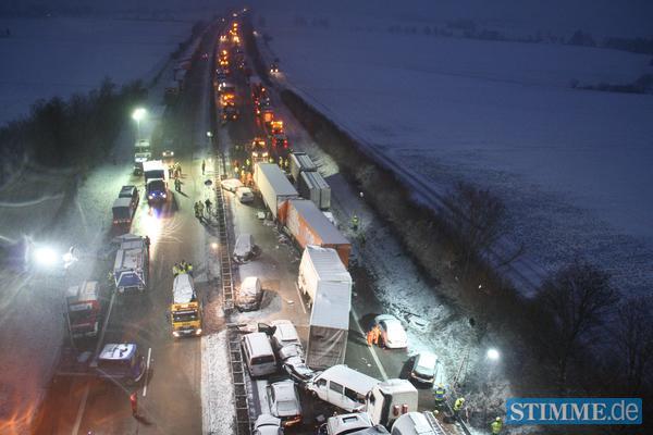A6-Massenkarambolage | 19.02.