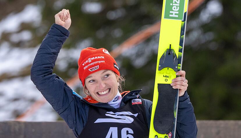 F&uuml;r Katharina Schmid wird Olympia in Italien der letzte Karriere-H&ouml;hepunkt. (Archivbild)