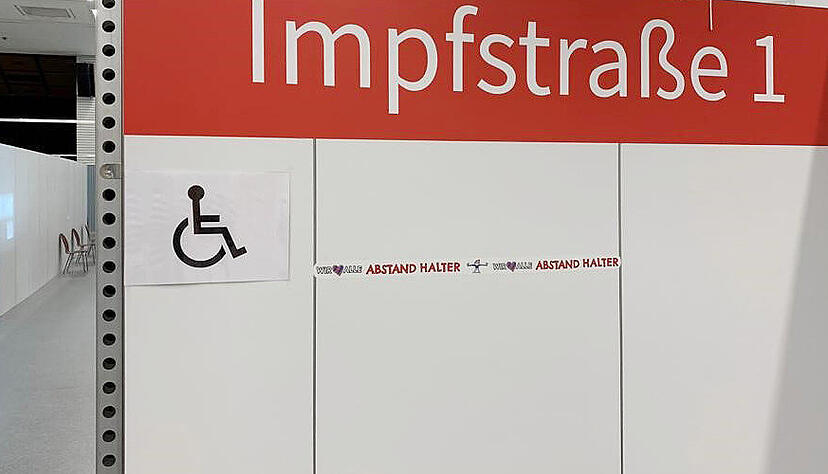 Das Kreisimpfzentrum ist derzeit nur zur Hälfte ausgelastet. Grund dafür ist, dass es noch zu wenig Impfstoff gibt. Foto: Archiv