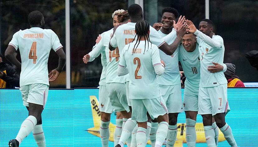 Kylian Mbapp&eacute; brachte die Franzosen in der 32. Minute in F&uuml;hrung.