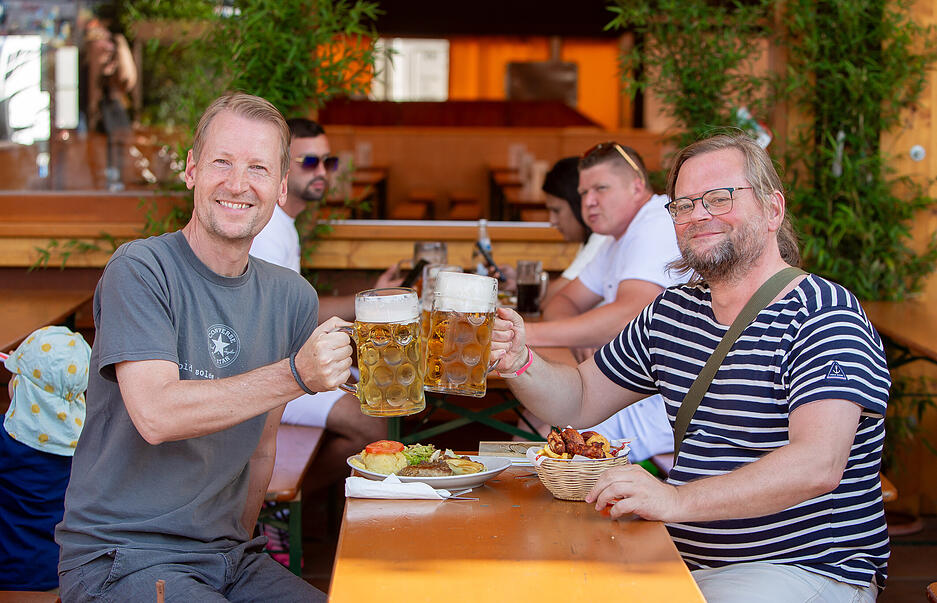 Vorletzter Abend auf dem Heilbronner Volksfest 2024.