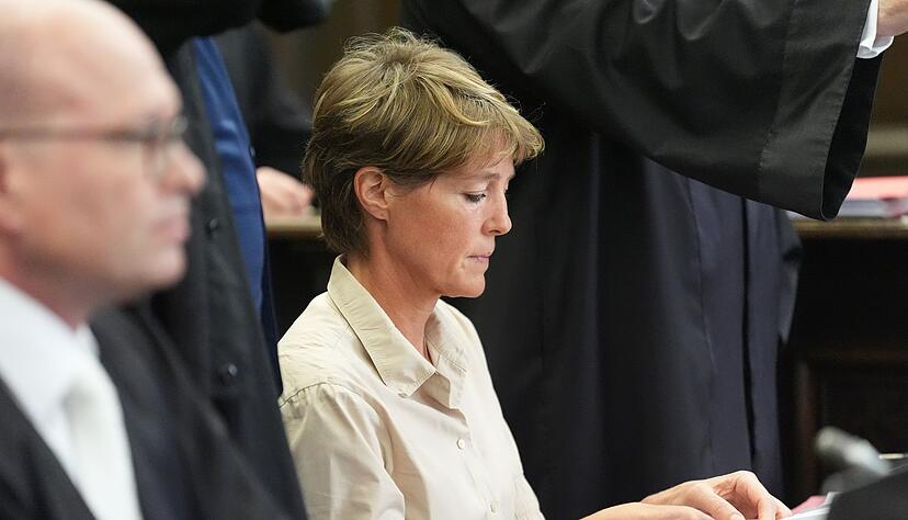 Christina Block w&auml;hrend des Prozesses wegen mutma&szlig;licher Kindesentf&uuml;hrung im Landgericht Hamburg.