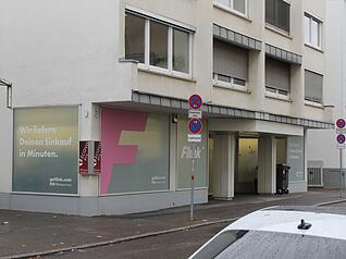 Der Hub, also der Lager-Standort, des Lebensmittel-Lieferdienstes Flink ist in der Heilbronner Titotstraße. Der Hub, also der Lager-Standort, des Lebensmittel-Lieferdienstes Flink ist in der Heilbronner Titotstraße.