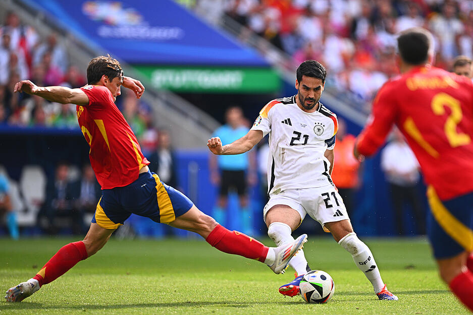 Ilkay Gündogan: Der Kapitän konnte gegen Spanien nur wenig Akzente setzen. Als Anspielstation immer erreichbar. Eher unauffällig im Viertelfinale. Note: 4