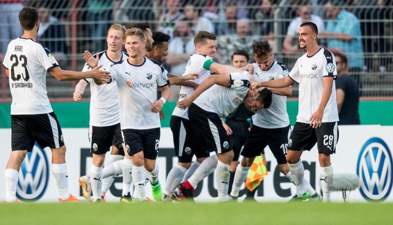 Der SV Sandhausen gewann souverän in Oberhausen.