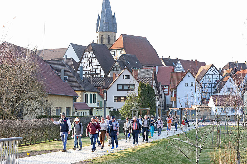 Leserführung über das Gartenschaugelände Eppingen