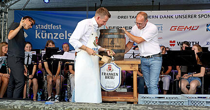 Eröffnung Stadtfest Künzelsau mit Fassanstich
