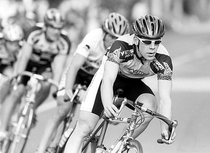 Cluss-Radcriterium 1998: Jan Ott vom RSG Heilbronn ist hier im Bild.