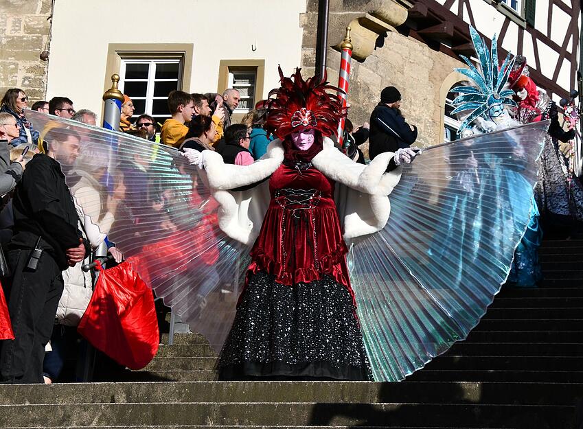 Karneval wie in Venedig &ndash; das gibt es an Fasching in Schw&auml;bisch Hall.