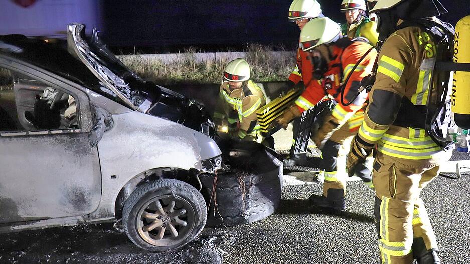 Auf der A6 ist es am Montagabend zu einem Unfall gekommen.