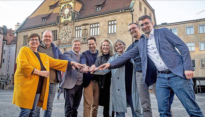 Was ist aus dem Heilbronner Innenstadtkonzept geworden: Rundgang mit den Vertretern der Parteien und Diskussion, Innenstadtentwicklung