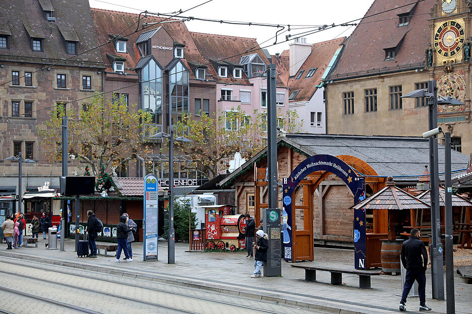 Auf dem Heilbronner Rathausplatz ist heute Ruhe angesagt.