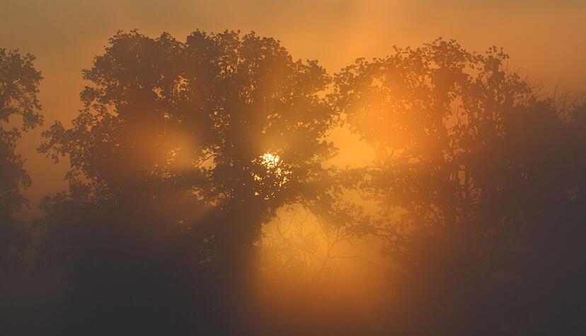 Im Osten bleibt es noch warm und sonnig. Im Osten bleibt es noch warm und sonnig.