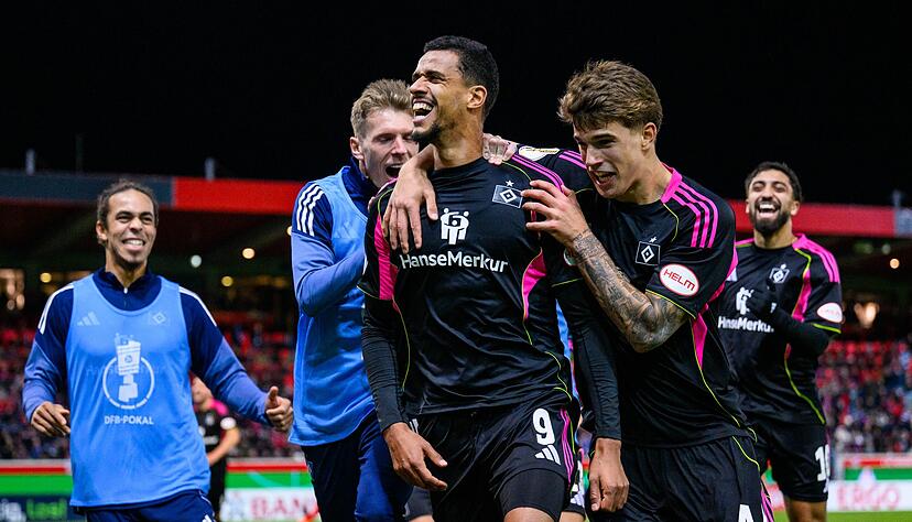 Umjubelter Siegtorschütze: Hamburgs Robert Glatzel.