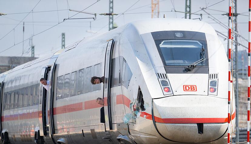Schreck auf der ICE-Strecke Fulda-Hanau.