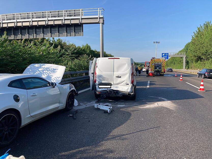 Unfall auf der A81 bei Untergruppenbach