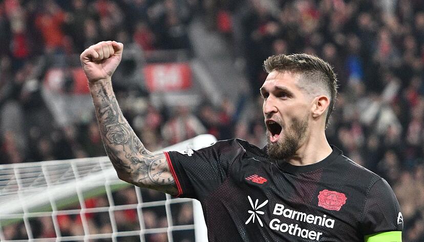 Robert Andrich traf im Hinspiel zum zwischenzeitlichen 1:0 f&uuml;r Bayer. (Archivbild)