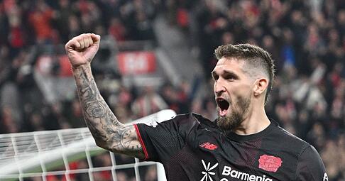 Robert Andrich traf im Hinspiel zum zwischenzeitlichen 1:0 f&uuml;r Bayer. (Archivbild)