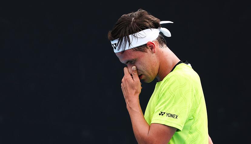 Daniel Altmaier muss auch in Indian Wells eine Erstrunden-Niederlage einstecken. (Archivbild)