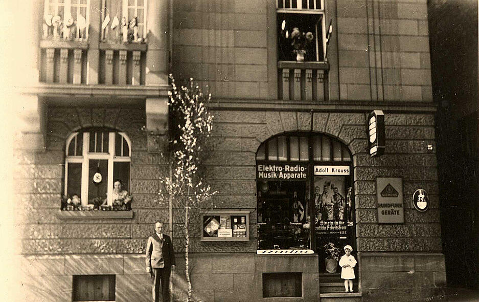 Damals hatte Adolf Krauss das kleine Geschäft in der Mönchseestraße eröffnet. Damals hatte Adolf Krauss das kleine Geschäft in der Mönchseestraße eröffnet.