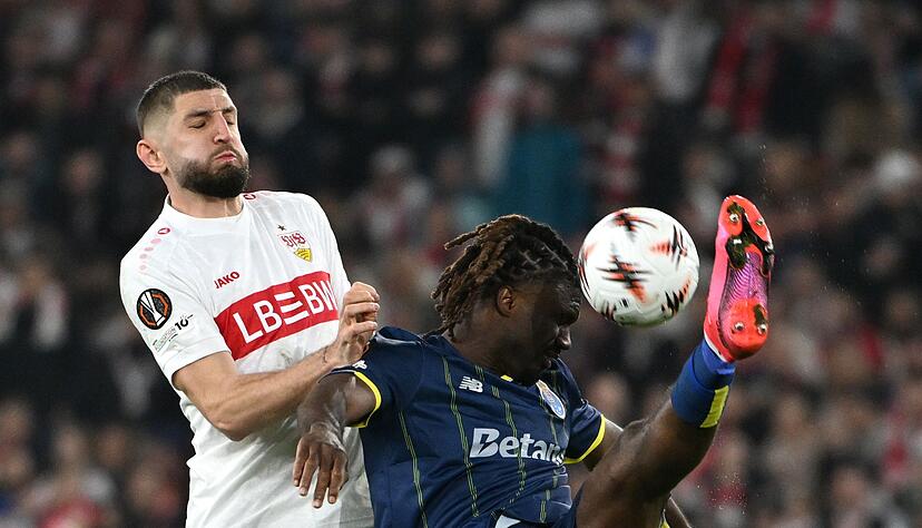 Der VfB Stuttgart und Jeff Chabot (l) wollen gegen Porto dieses Mal die Oberhand behalten.